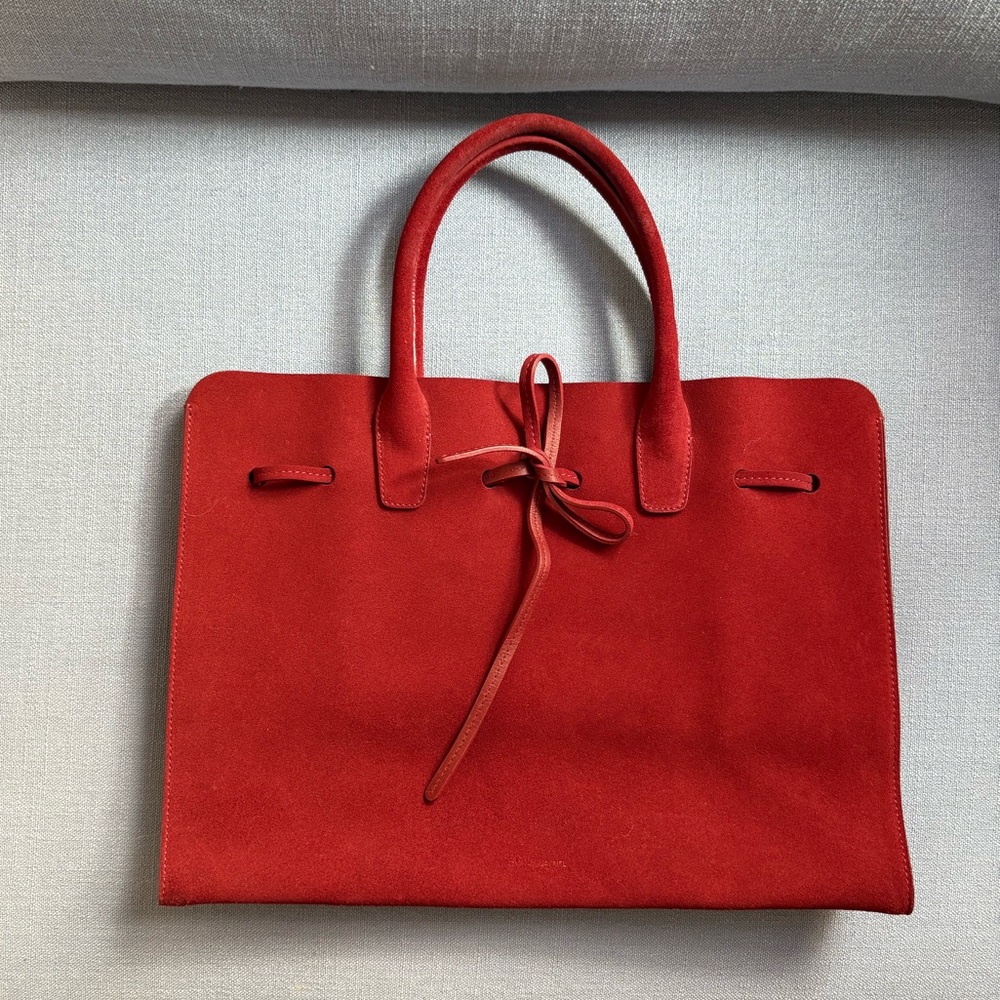 Suede mansur Gavriel handbag